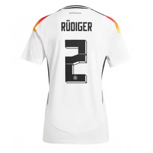 Fotbalové Dres Německo Antonio Rudiger #2 Domácí Oblečení ME 2024 Krátký Rukáv